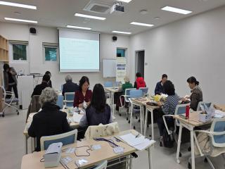 2025년 고령층 충북형 평생학습도시 '실버미술심리상담사' 자격 취득과정 이미지