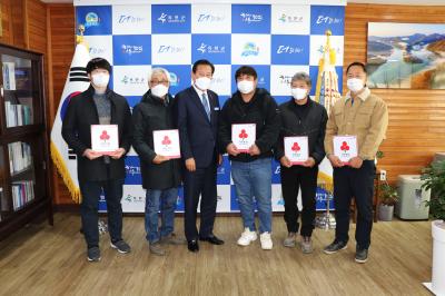 착한가게,착한기업 인증패 전달식（2022.01.20） 이미지