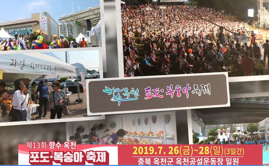 제13회 향수옥천 포도복숭아 축제의 이미지