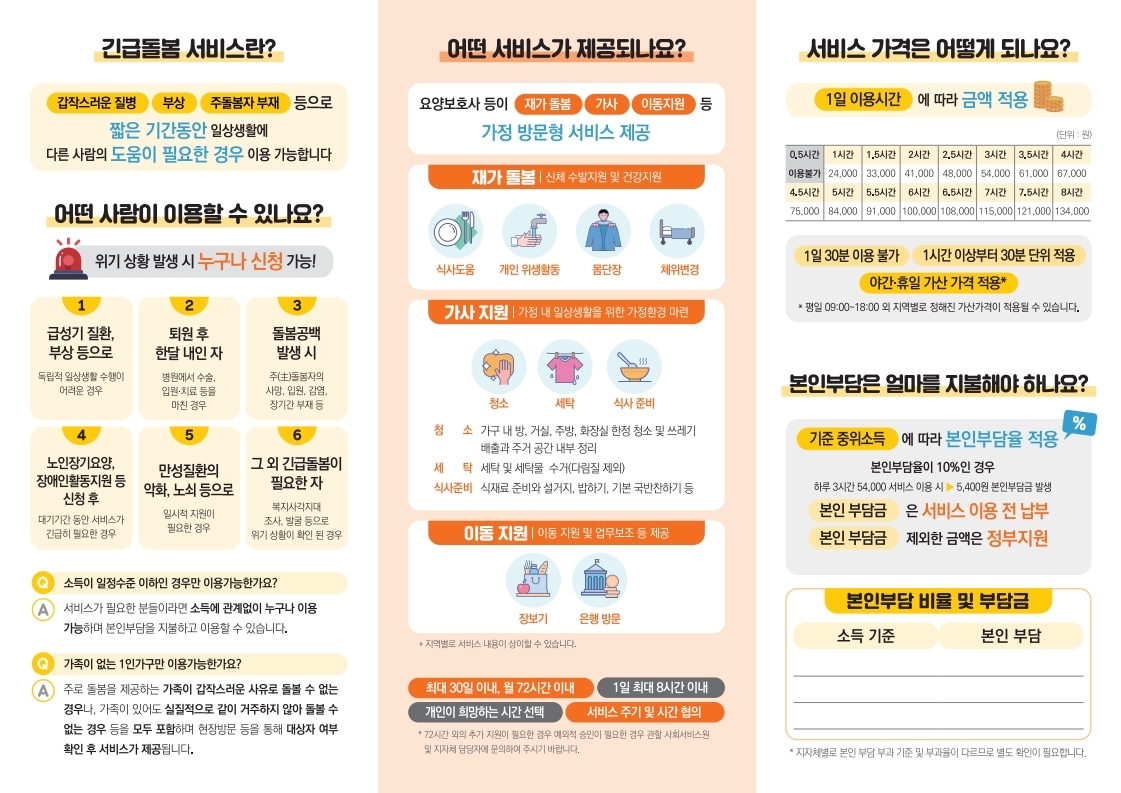 옥천군, 혼자 일상생활 어려운 성인에게 긴급돌봄서비스 제공 사진 1