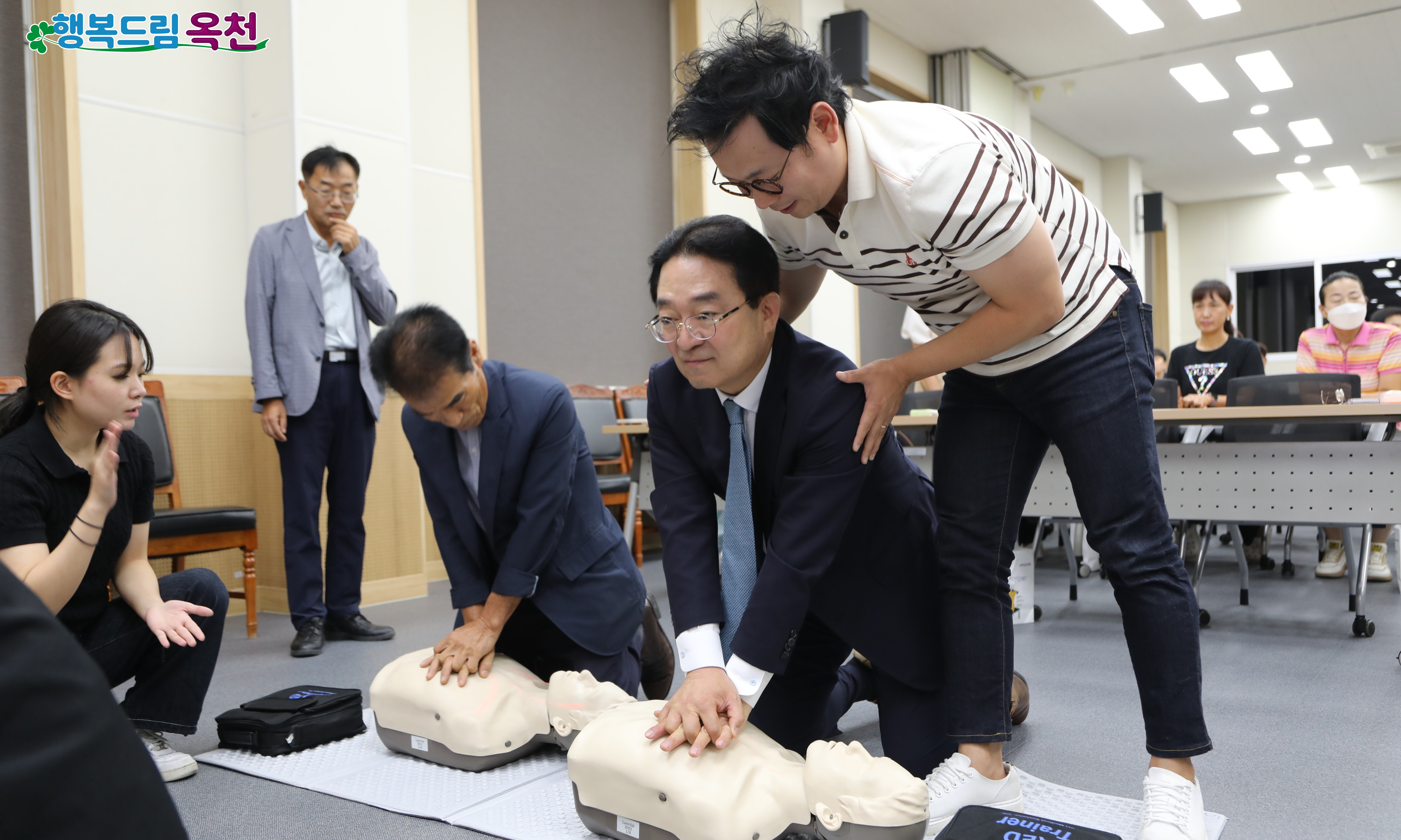 옥천군보건소, ‘심폐소생술 및 응급처치 교육’ 실시 사진 1