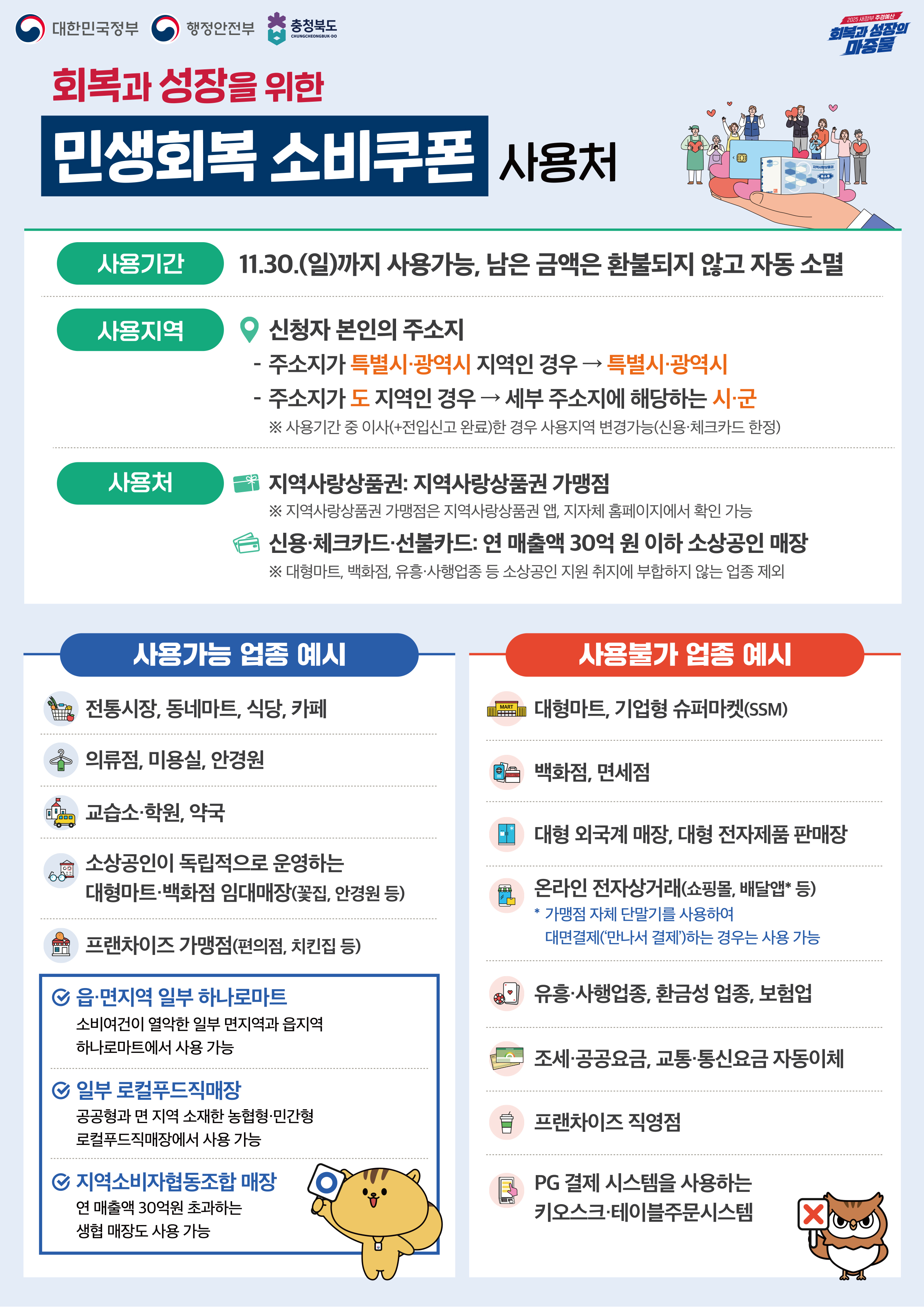 민생회복 소비쿠폰 사용처 - 상세 내용은 하단에 기재되어 있습니다.