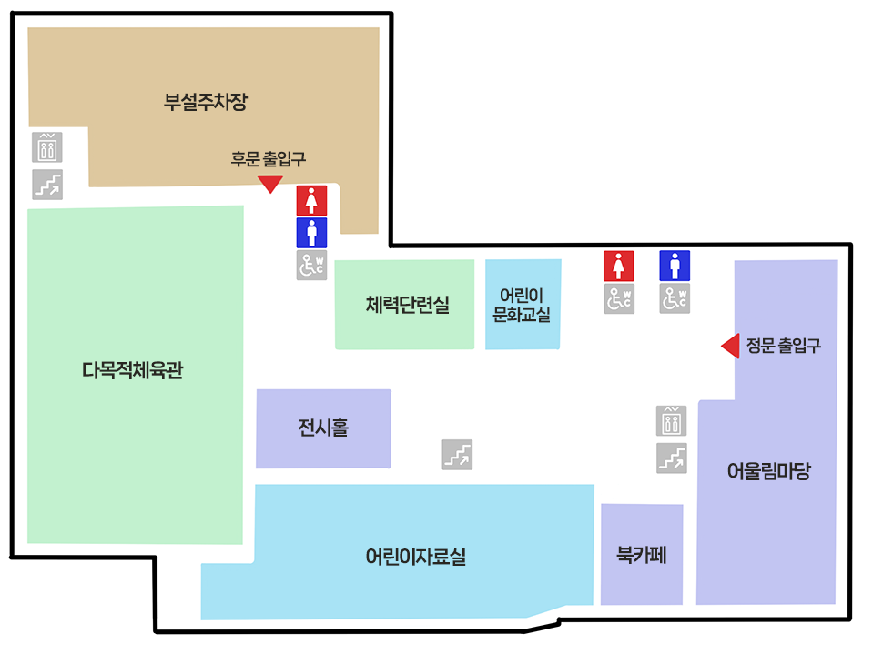 지상 1층 평면도