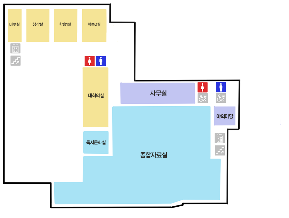 지상 2층 평면도