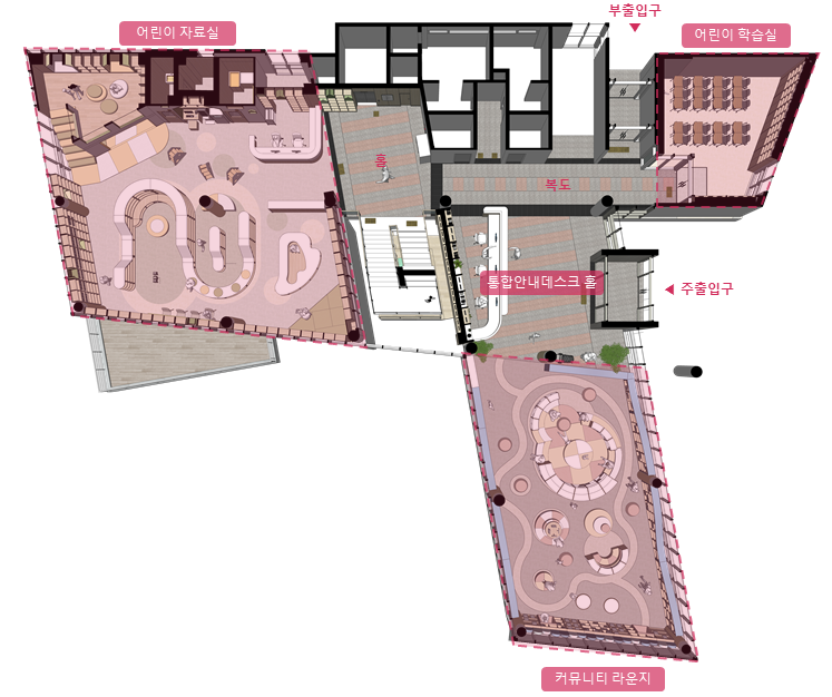 지상 1층 평면도