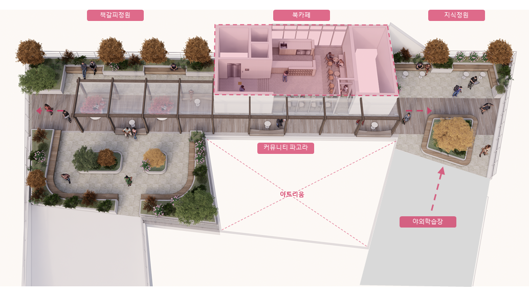 지상 4층 평면도