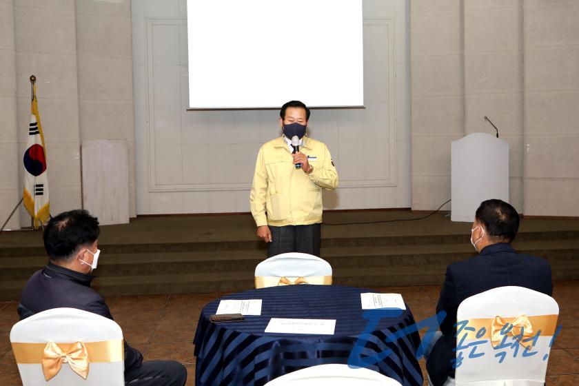 옥천농협 복숭아 공선출하회 교육 1 번째 사진