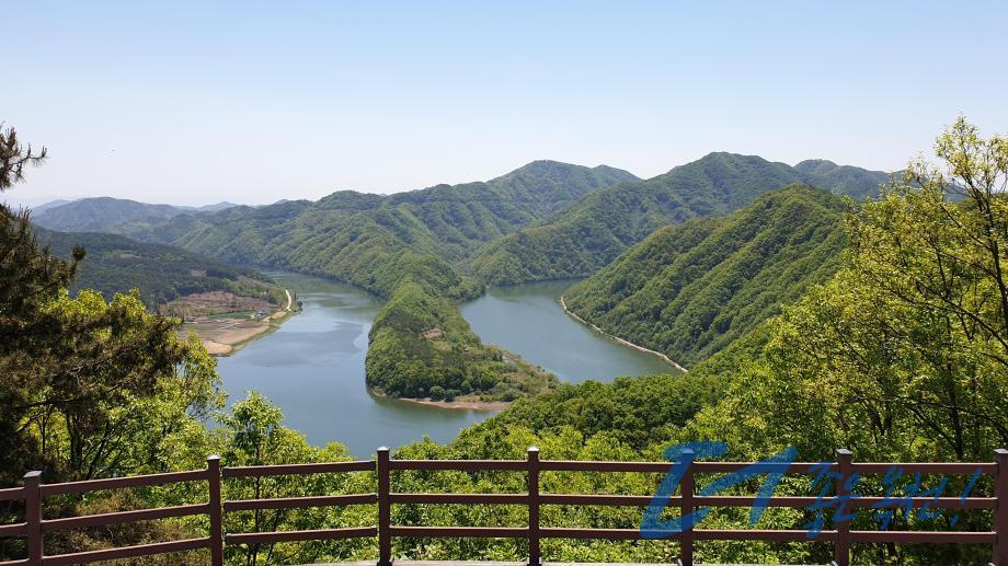 둔주봉 한반도 지형（옥천1경）1