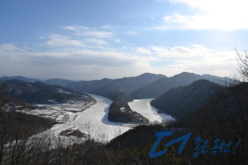 둔주봉 한반도 지형（옥천1경）2