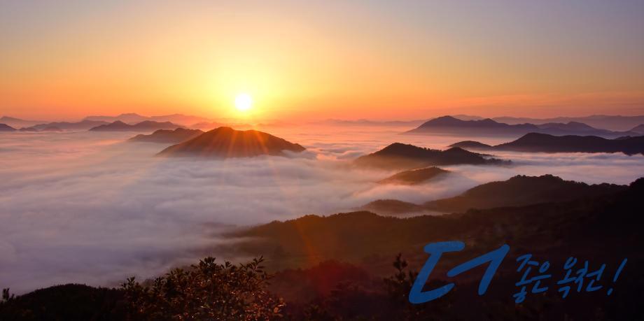 용암사 일출（옥천4경）1