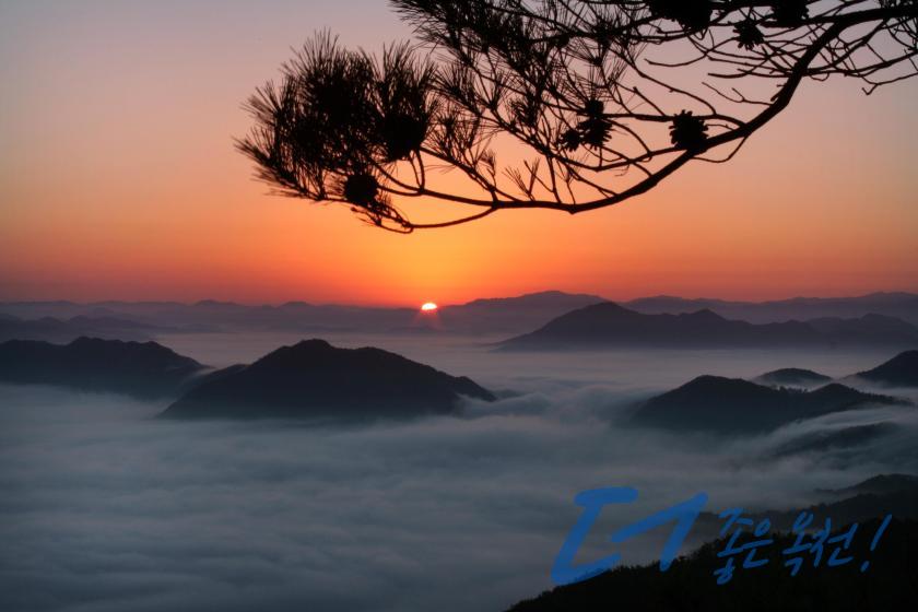 용암사 일출（옥천4경）3