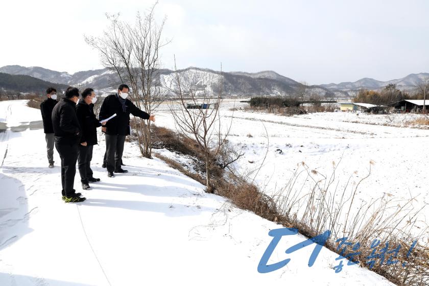 주민불편해소사업 건의현장 방문（청성면） 5 번째 사진