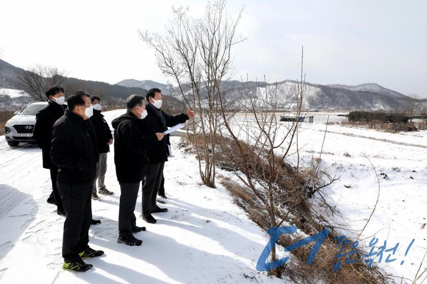 주민불편해소사업 건의현장 방문（청성면） 6 번째 사진