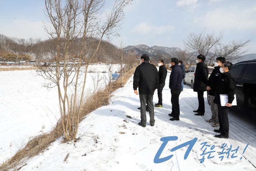 주민불편해소사업 건의현장 방문（청성면） 7 번째 사진