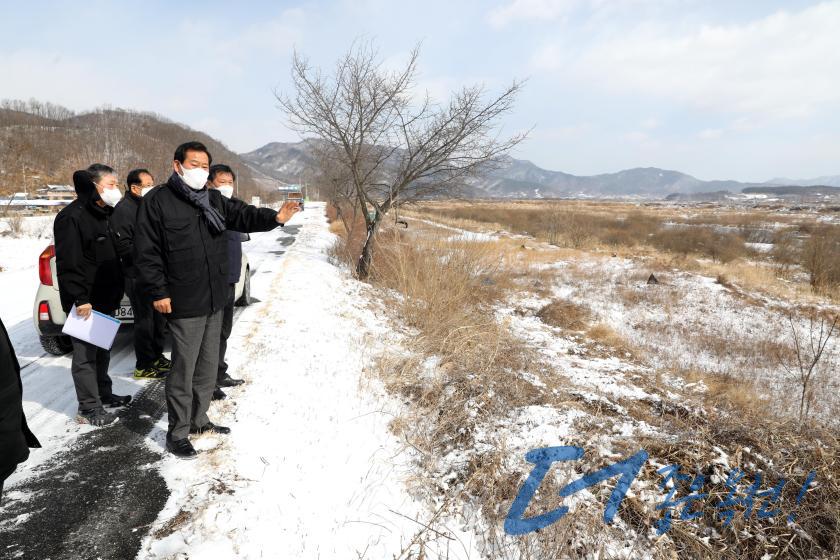 주민불편해소사업 건의현장 방문（청성면） 9 번째 사진