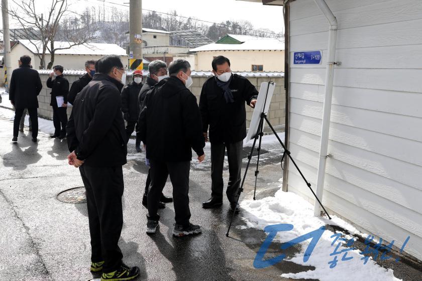 주민불편해소사업 건의현장 방문（청성면） 10 번째 사진