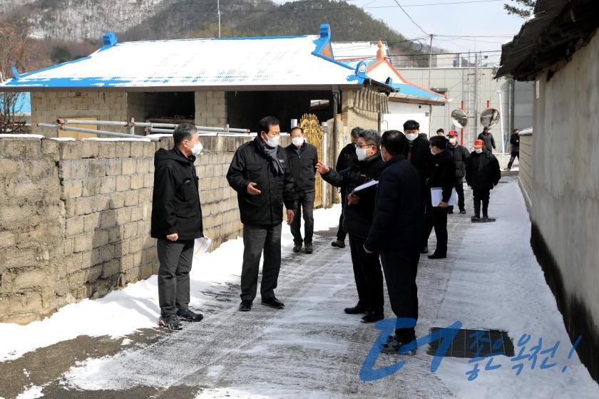 주민불편해소사업 건의현장 방문（청성면） 15 번째 사진