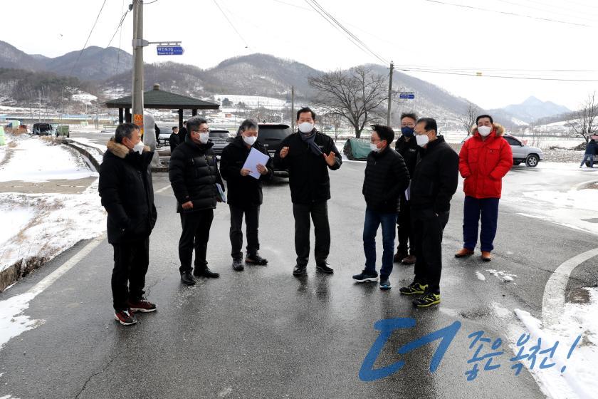 주민불편해소사업 건의현장 방문（청성면） 1 번째 사진