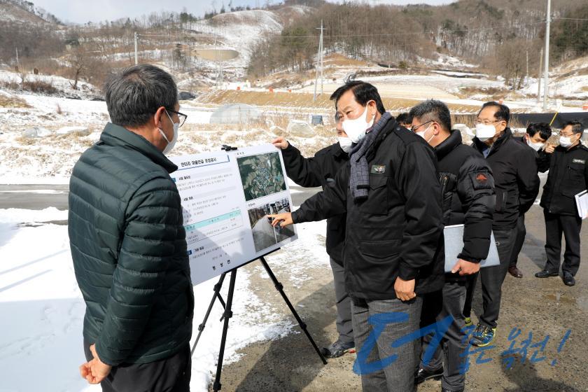 주민불편해소사업 건의현장 방문（청성면） 19 번째 사진