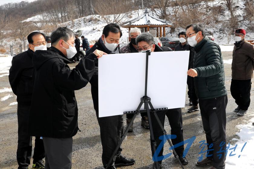 주민불편해소사업 건의현장 방문（청성면） 20 번째 사진