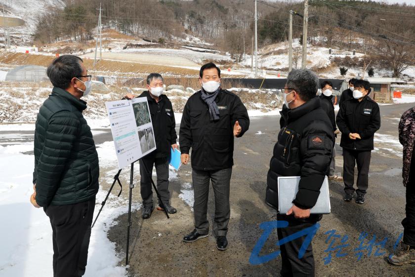 주민불편해소사업 건의현장 방문（청성면） 22 번째 사진