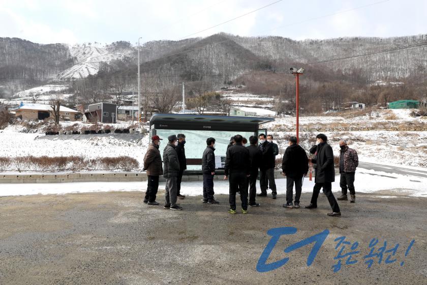 주민불편해소사업 건의현장 방문（청성면） 23 번째 사진
