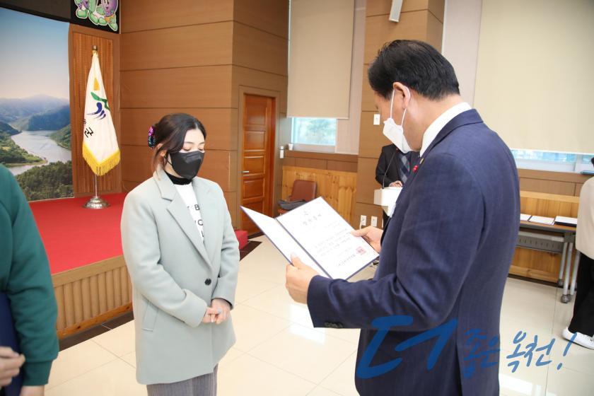 장학증서 수여식 11 번째 사진