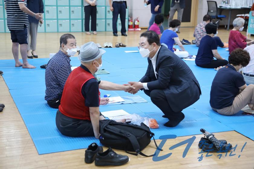 보건소 방문 격려5