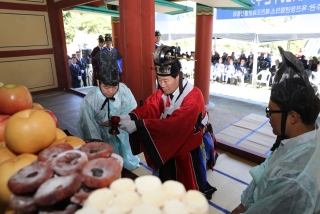 중봉 조헌선생 추모제향 4번째 사진
