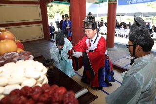 중봉 조헌선생 추모제향 10번째 사진