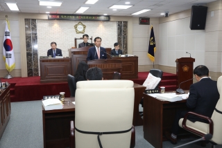 옥천군의회 정례회 개회식（시정연설）