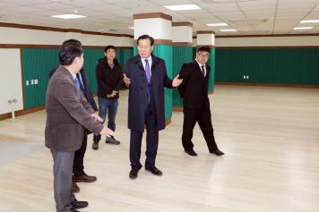 노인장애인복지관 개보수 현장점검