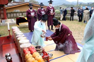 우암 송시열 선생 탄신 413주년 승모제 1번째 사진