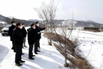 주민불편해소사업 건의현장 방문（청성면） 6번째 사진