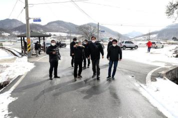 주민불편해소사업 건의현장 방문（청성면） 16번째 사진