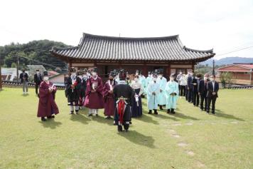 옥천향교 추기 석전제 1번째 사진