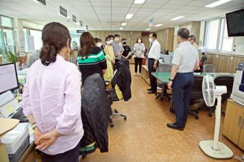 면행정복지센터 격려 방문