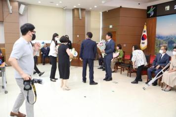 상반기 공로패 수여식