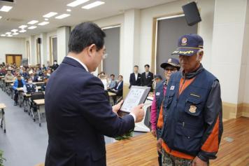 월남참전자회 평화통일 안보결의대회 사진