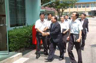 옥천군수 동이면 초도순시