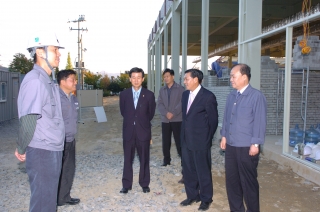 대화산기 입주예정공장 방문