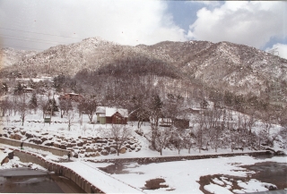 장용산설경