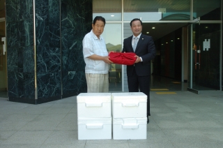 사회복지시설 위문품 전달식