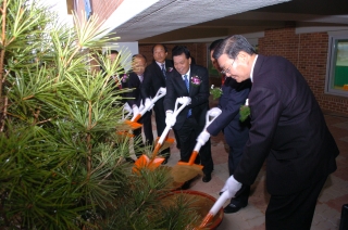 옥천중학교 해오름관 준공식