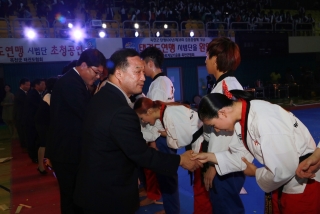 제38회 중봉충렬제（세계태권도연맹 시범단 시연） 46번째 사진