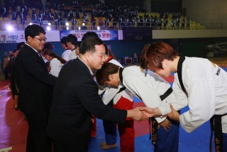 제38회 중봉충렬제（세계태권도연맹 시범단 시연） 48번째 사진