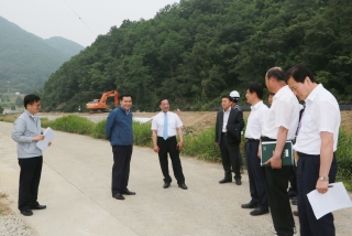 청성화동 재해위험지구 방문