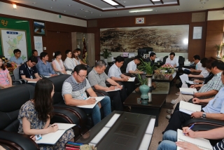 이성수부군수님 읍면 업무보고
